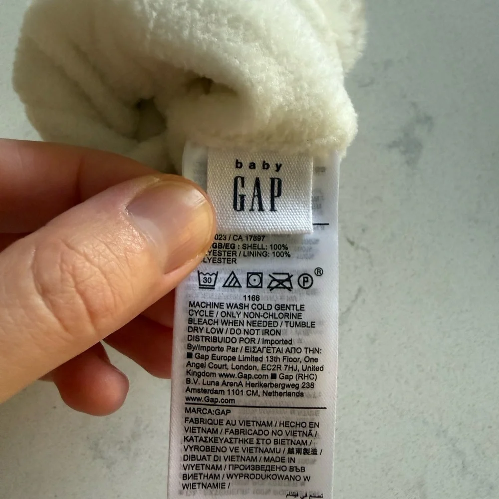 Baby Gap Fuzzy Mittens